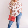 Made For Maui Floral Shift Top In Ivory Curves Image - 1