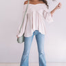 Tickets For Two Smocked Top In Blush Image - 1