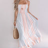 Sunning Ashore Smocked Maxi In Sky Blue Image - 1