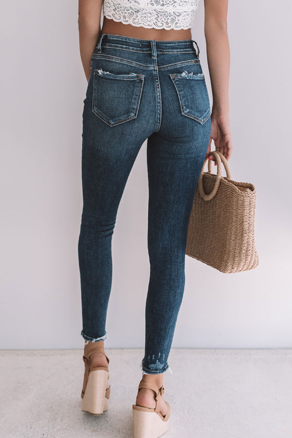 KanCan The Gemma High Waist Skinny in Dark Wash Image - 4