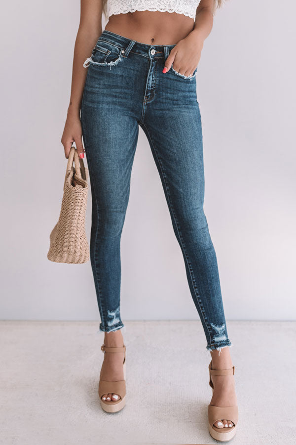 KanCan The Gemma High Waist Skinny in Dark Wash Image - 1