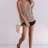 Jetset To Bali Shift Tank in Mocha Image - 1