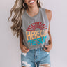Here Comes The Sun Boyfriend Tank in Dark Grey Image - 1