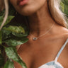 Kendra Scott Elisa Gold Pendant Necklace in Slate Cat's Eye Image - 1