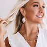 Tropical Sensation Earrings In Pink Image - 1