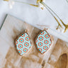 Tropical Sensation Earrings In Mint Image - 1