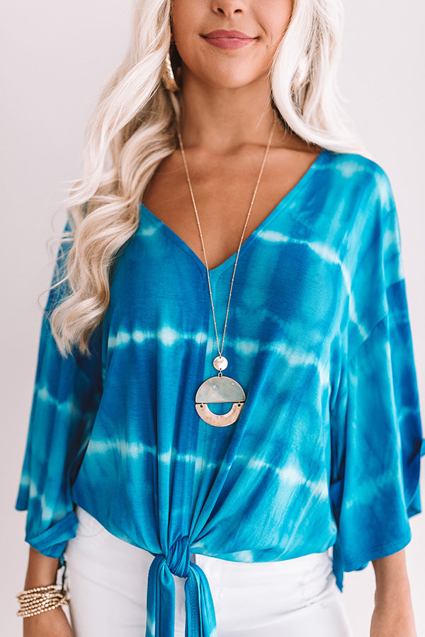 Good Feelings Necklace In Turquoise
