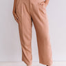 Office Goals High Waist Trousers In Iced Mocha Image - 1