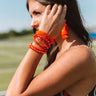 Better In L.A Bracelet Set In Tangerine Image - 1