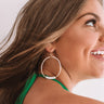 The Latest Scoop Earrings In Ivory Image - 1