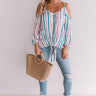 Cali Insider Stripe Top Image - 1