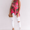 Haute Tropics Floral Shift Top Image - 1
