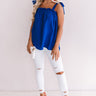 Suite With A View Shift Tank In Royal Blue Image - 1
