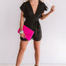 Room Service And Luxury Romper In Black Image - 1