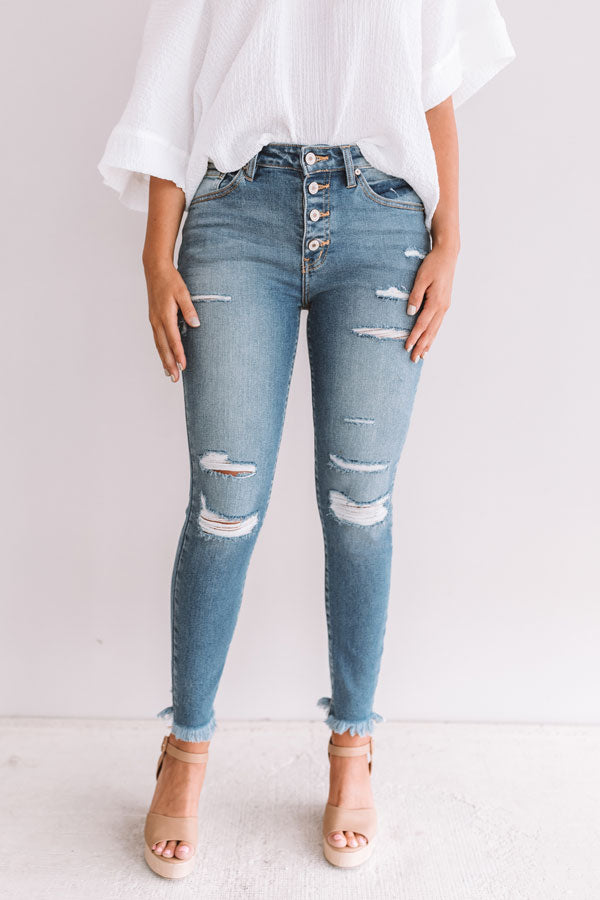 KanCan The Stormi High Waist Distressed Skinny Image - 1