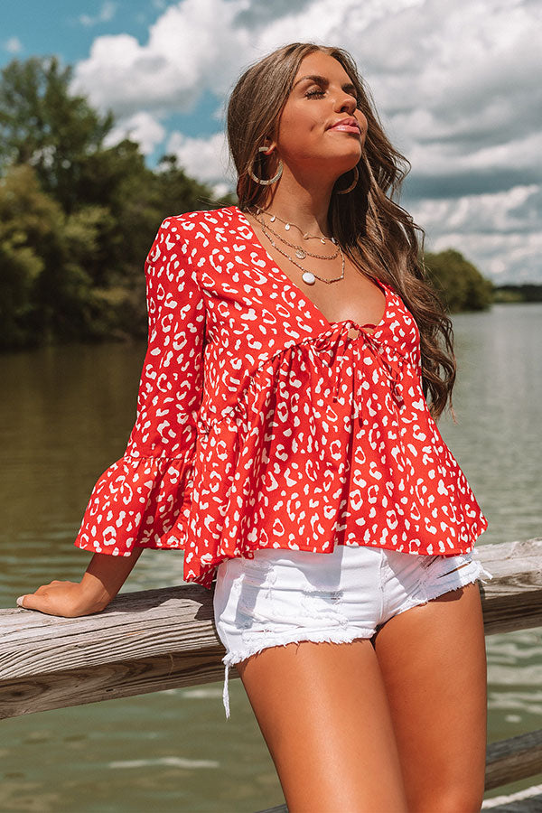 Cali Crush Babydoll Top