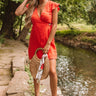 Weekend Wrap Up Dress In Scarlet Image - 1