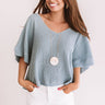 Secret Crushes Shift Top In Aqua Image - 1