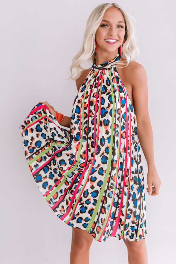 No Paparazzi Please Halter Dress