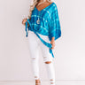 The Coast Is Clear Tie Dye Top in Ocean Blue Image - 1