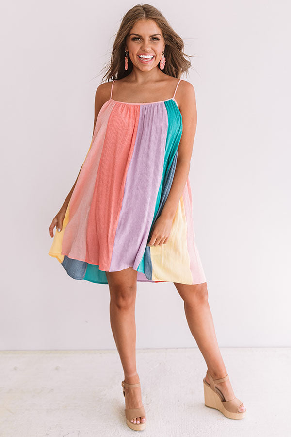Cantinas And Cocktails Stripe Dress