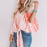 The Coast Is Clear Tie Dye Top in Blooming Dahlia Image - 1