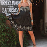 Glimpse Of Gorgeous Embellished Dress In Black Image - 1