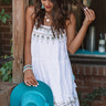 Glimpse Of Gorgeous Embellished Dress In White Image - 1