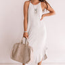Coasts And Cocktails T-Shirt Midi In Grey Image - 1