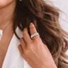 Extraordinary Beauty Ring In Silver Image - 1