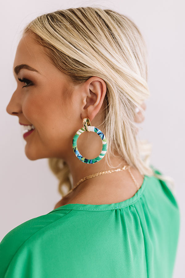 San Tropez Earrings In Green