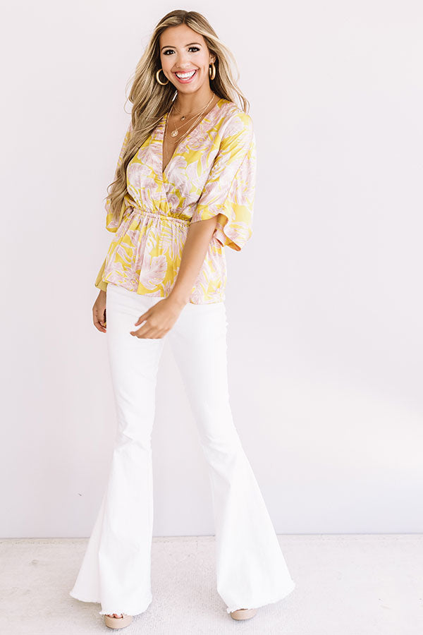 Cali Daydreams Floral Top