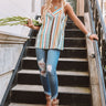 Walk The Line Stripe Shift Tank in Mint Image - 1