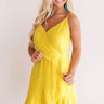 Jetsetter Chic Ruffle Dress In Yellow Image - 1