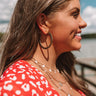 Front Page Worthy Hoop Earrings Image - 1