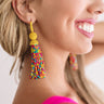 Prettier In Paradise Beaded Earrings In Multi Image - 1