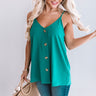 The Beauty Shift Tank In Turquoise Image - 1