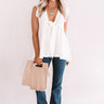 Knot Quite Yours Babydoll Top In White Image - 1