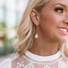 Sparkling Wine Divine Earrings In Clear Image - 1