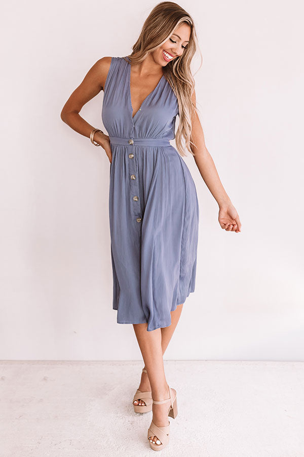Jetsetter Chic Button Up Midi Image - 2
