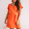Venture To The Venue Dress In Persimmon Image - 1