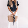 Extraordinary Beauty Shift Top In Navy Image - 1