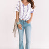 Soho Happiness Tie Dye Tee In Lavender Image - 1