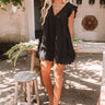 Sway Into Style Eyelet Romper in Black Image - 1