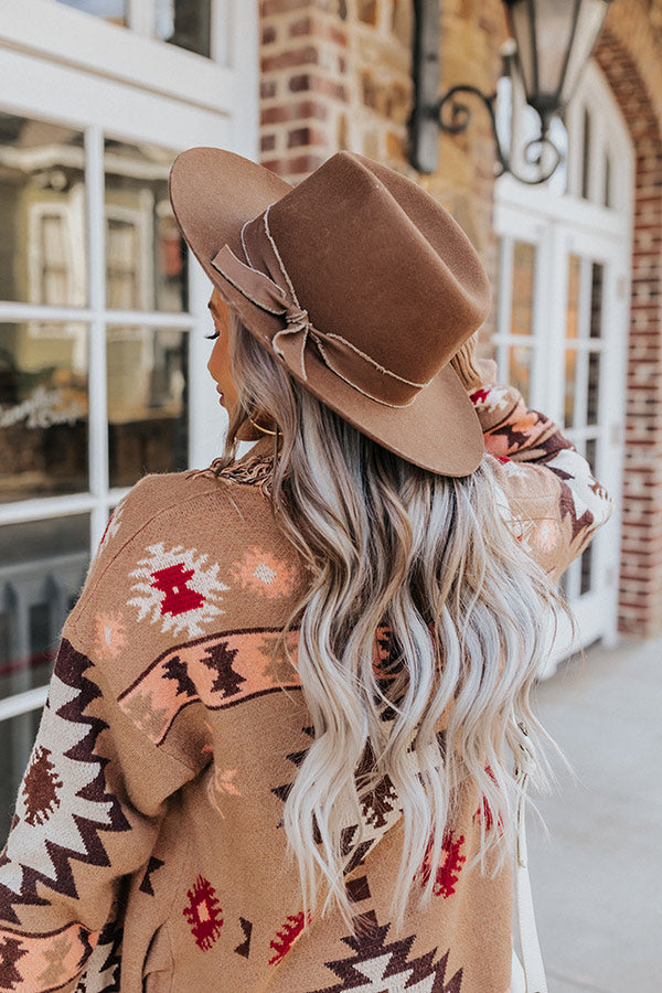 Say It Ain't Soho Wool Fedora in Brown