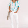 Soho Happiness Tie Dye Tee In Turquoise Image - 1