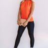 Cocktail Ready Shift Top In Tangerine Image - 1