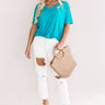 Magic Hour Shift Tee In Turquoise Image - 1