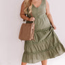 Styled So Pretty Crochet Midi In Olive  Curves Image - 1