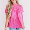 First Kiss Lace Shift Top Image - 1